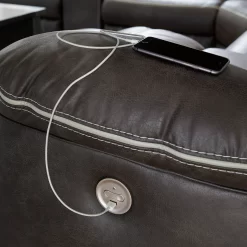 Signature Design By Ashley® Kincord 3-Piece Midnight Power Reclining Sectional -Furniture comprehensive store dfb1768a bec1 4c98 90db 4e0cdcd47cc9