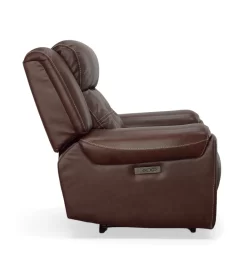 Man Wah Walnut Leather Power Recliner -Furniture comprehensive store dff3df86 29d7 4642 8a10 e24e9b73ccec