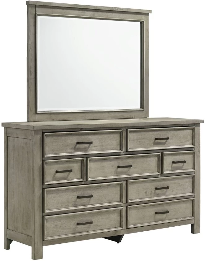 Elements International Sullivan Drift Grey Mirror 2 Elements International Sullivan Drift Grey Mirror - Image 2