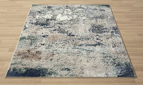 LR Home Antalya Beige/Dark Gray 5'x7' Area Rug 3 LR Home Antalya Beige/Dark Gray 5'x7' Area Rug - Image 3