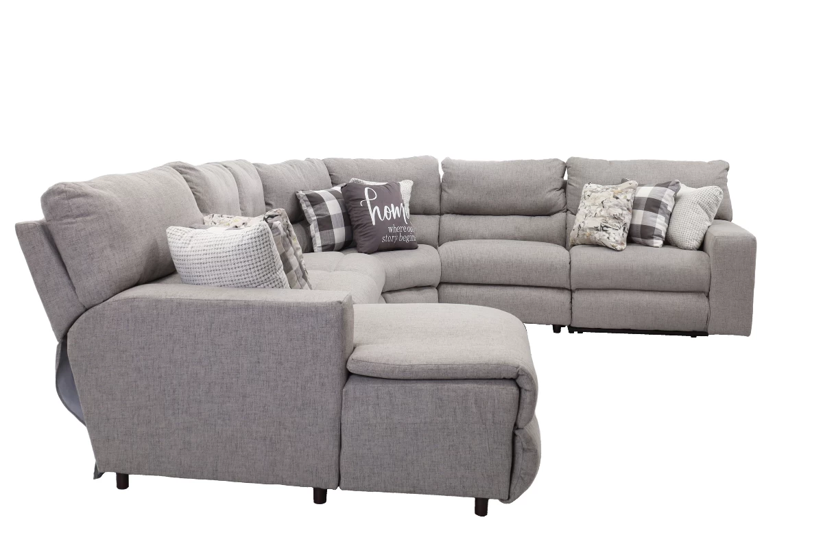 Catnapper® Rockport Grey 6-Piece Power Reclining Sectional 2 Catnapper® Rockport Grey 6-Piece Power Reclining Sectional - Image 2