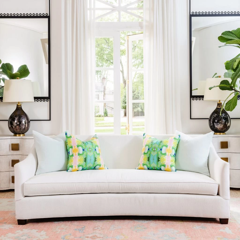 Laura Park Designs Boca Bay Green 22 X 22 Pillow 3 Laura Park Designs Boca Bay Green 22 X 22 Pillow - Image 3