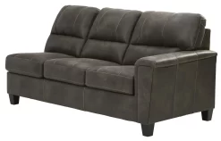 Signature Design By Ashley® Navi 2-Piece Smoke Right-Arm Facing Sectional With Chaise -Furniture comprehensive store e22a27a0 08e8 4313 a209 89beee5d19f8