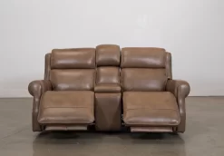 Man Wah Umber Leather Power Reclining Console Loveseat 14 Man Wah Umber Leather Power Reclining Console Loveseat -Furniture comprehensive store e2aa3f98 728e 43e0 824e fcc90721e201