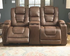 Signature Design By Ashley® Owner's Box Thyme Power Reclining Loveseat With Adjustable Headrest -Furniture comprehensive store e381dffc 0cbb 428e 95c0 dd0fd7419c86