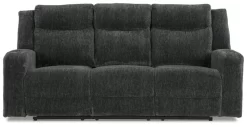 Signature Design By Ashley® Martinglenn Ebony Power Reclining Sofa With Drop Down Table -Furniture comprehensive store e4a2b2d1 df67 4b4d b565 026a4096fdbc