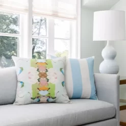 Laura Park Designs Monet's Garden Green 22" X 22" Toss Pillow -Furniture comprehensive store e4ab4970 a3ba 4346 acf9 a15696e550f5