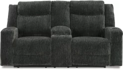 Signature Design By Ashley® Martinglenn Ebony Power Reclining Loveseat With Console -Furniture comprehensive store e4d5d187 9096 4db0 ace7 260f66368fa8
