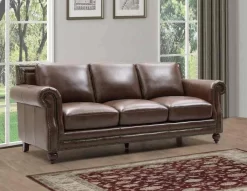 Leather Italia™ Georgetowne Bayliss Rustic Brown Sofa -Furniture comprehensive store e4de7aa8 e370 4f0e b432 ffe9c5c8d04f