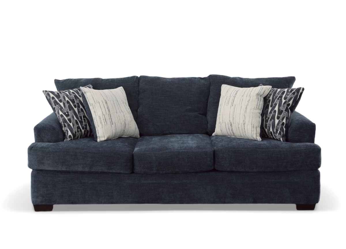Peak Living By American Furniture Manufacturing Aden Blue Sofa 2 Peak Living By American Furniture Manufacturing Aden Blue Sofa - Image 2