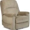 Signature Design By Ashley® Shadowboxer Toast Power Lift Recliner