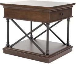 Liberty Tribeca Cordovian Brown End Table