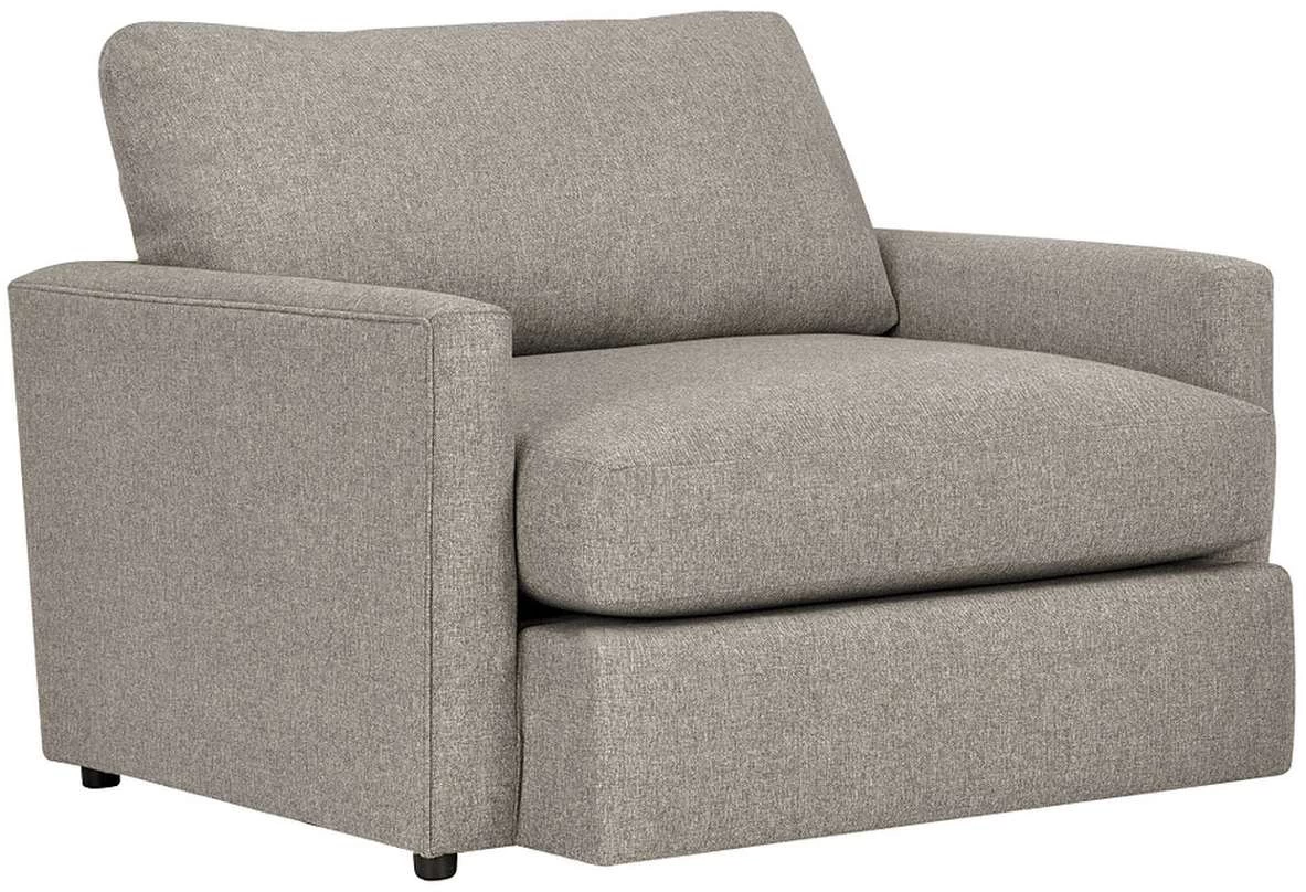 Kevin Charles Fine Upholstery® Noah Elevation Taupe Accent Chair 2 Kevin Charles Fine Upholstery® Noah Elevation Taupe Accent Chair - Image 2