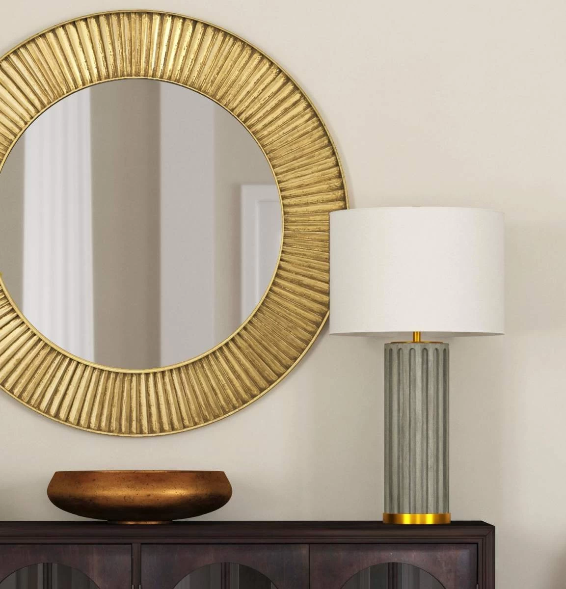 Bassett Mirror White Canyon Table Lamp 2 Bassett Mirror White Canyon Table Lamp - Image 2