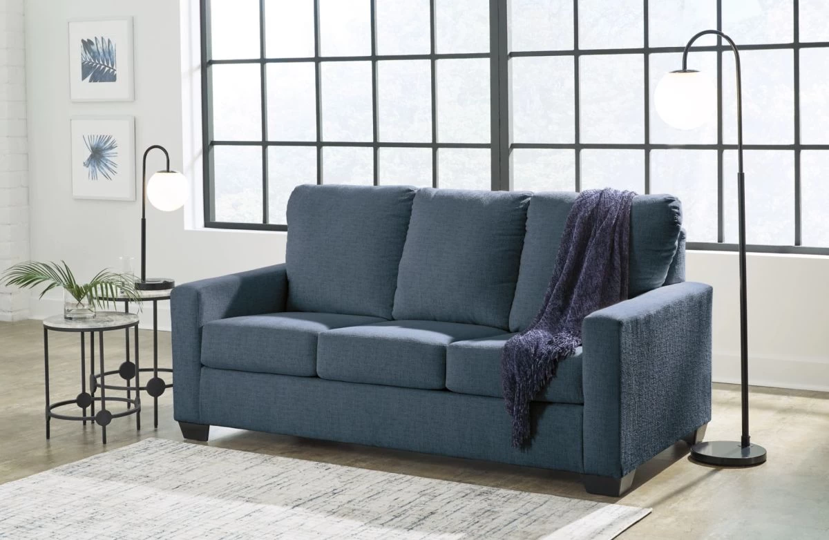 Signature Design By Ashley® Rannis Navy Full Sofa Sleeper 6 Signature Design By Ashley® Rannis Navy Full Sofa Sleeper - Image 6