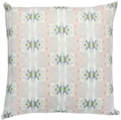 Laura Park Designs Miss Ella Teal 22" X 22" Toss Pillow