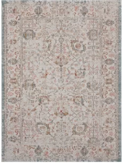 LR Home Antiquity Cream/Beige 8'x10' Rectangular Rug