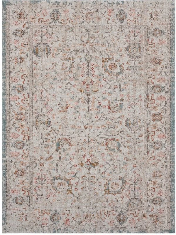 LR Home Antiquity Cream/Beige 8'x10' Rectangular Rug 1 LR Home Antiquity Cream/Beige 8'x10' Rectangular Rug