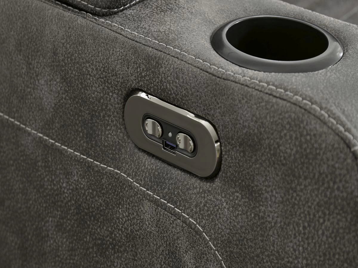 Signature Design By Ashley® Soundcheck Storm Power Reclining Loveseat 8 Signature Design By Ashley® Soundcheck Storm Power Reclining Loveseat - Image 8