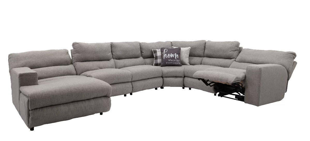 Catnapper® Rockport Grey 6-Piece Power Reclining Sectional 3 Catnapper® Rockport Grey 6-Piece Power Reclining Sectional - Image 3