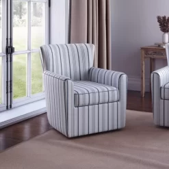 Jofran Inc. Blakely Swivel Accent Chair -Furniture comprehensive store ec2f78f8 117e 42f4 8259 b88c435a04ef