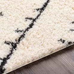 Surya Beni Shag Beige 8'x11' Rug -Furniture comprehensive store ec48073e bb92 4b67 b2e7 7726070b54f1