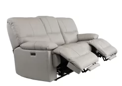 Man Wah Light Grey Leather Power Zero Gravity Reclining Sofa -Furniture comprehensive store ec4cb02f 1577 46c9 bb93 86bae0e5625a