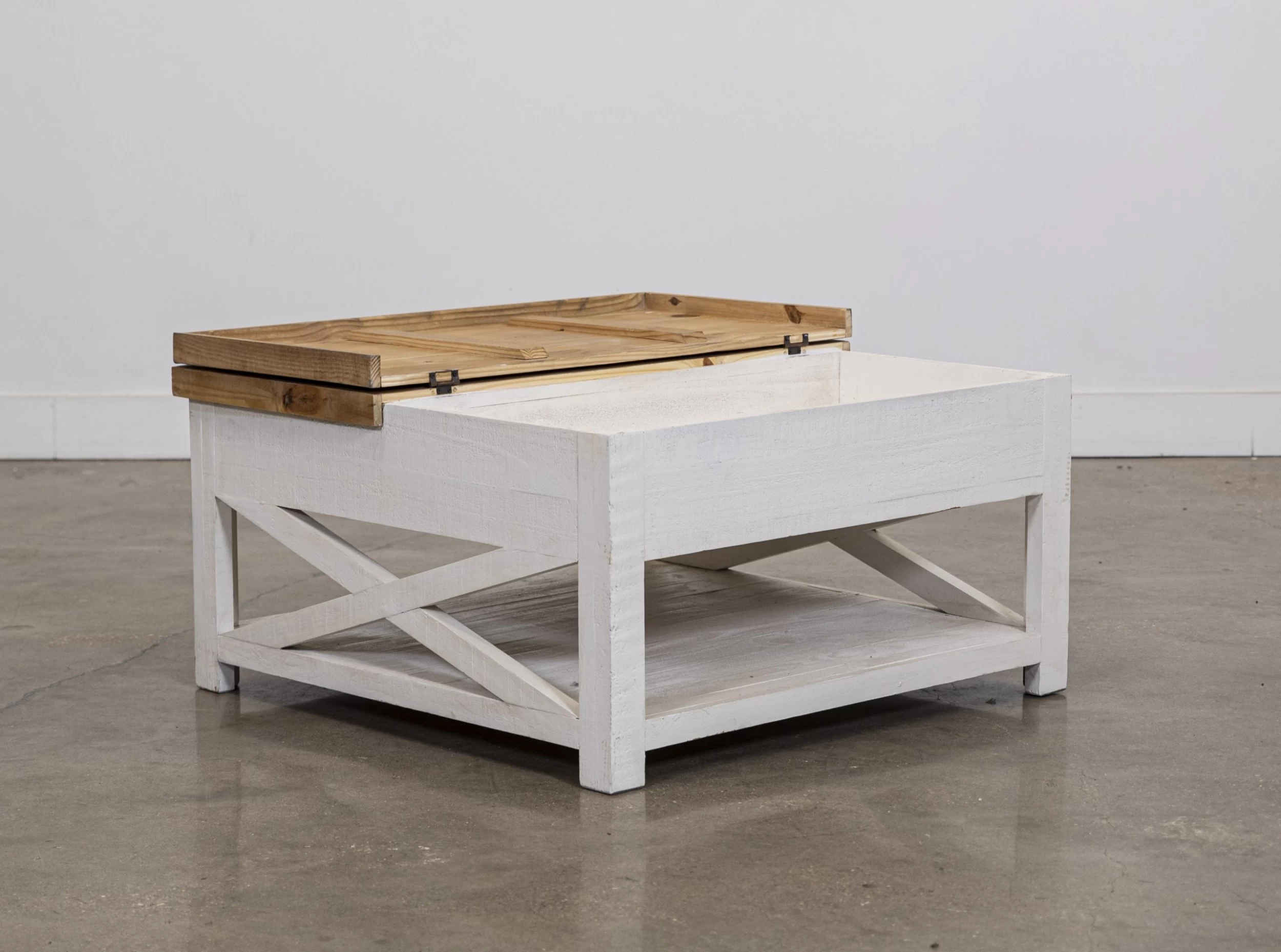 Vintage Furniture Napoli Linen/Bare Cocktail Table 2 Vintage Furniture Napoli Linen/Bare Cocktail Table - Image 2