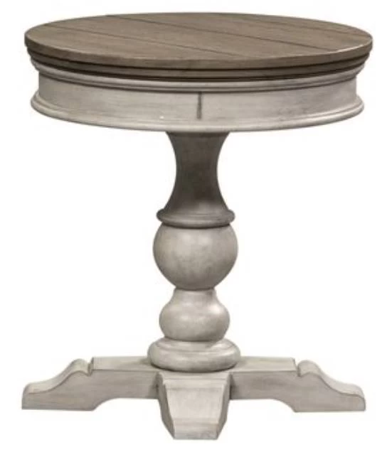 Liberty Heartland Antique White Side Table 2 Liberty Heartland Antique White Side Table - Image 2