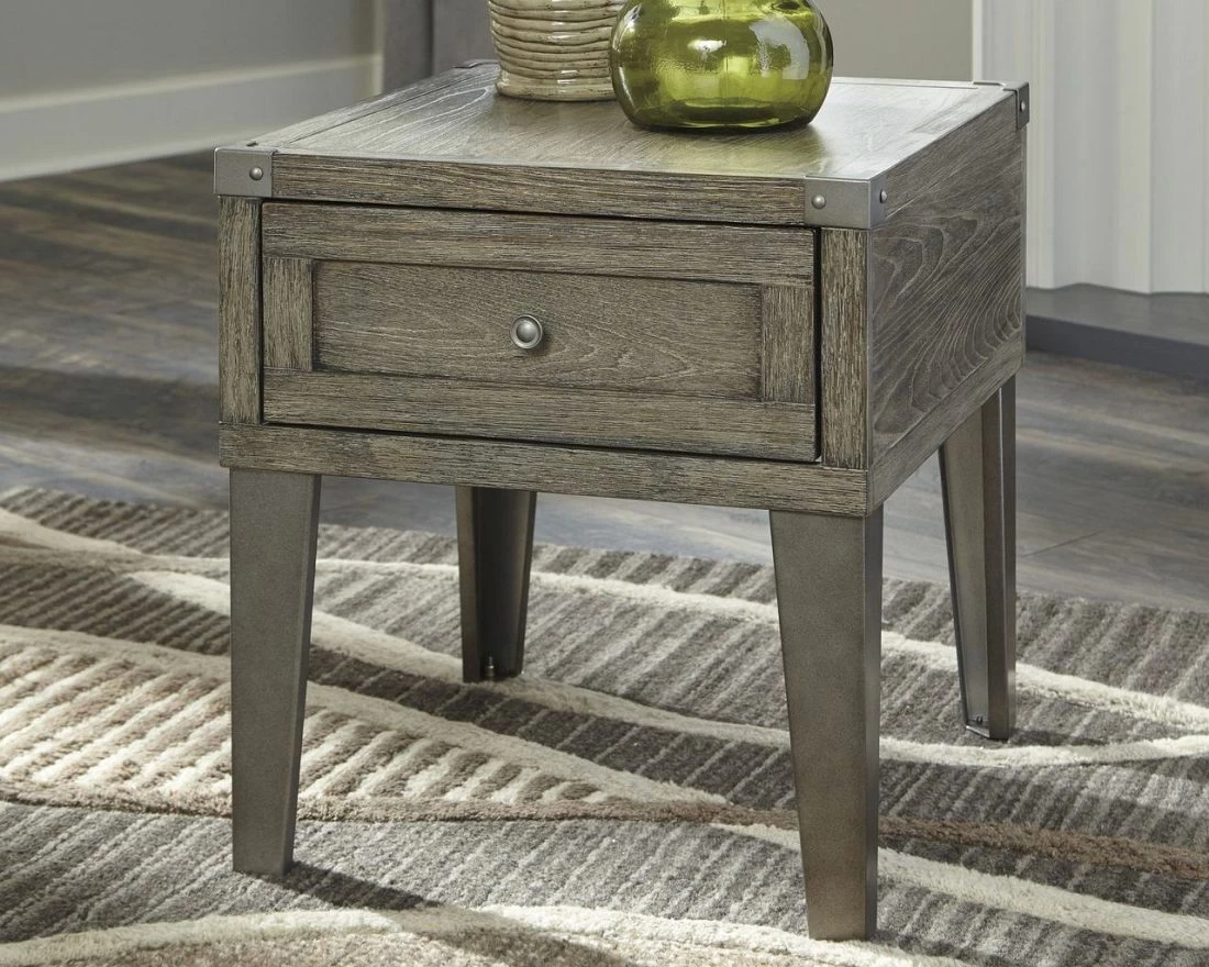 Signature Design By Ashley® Chazney Rustic Brown End Table 2 Signature Design By Ashley® Chazney Rustic Brown End Table - Image 2