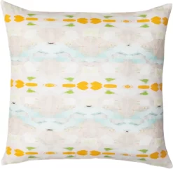 Laura Park Designs Flower Child Orange 22" X 22" Throw Pillow