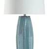 Stylecraft Luster Blue Table Lamp