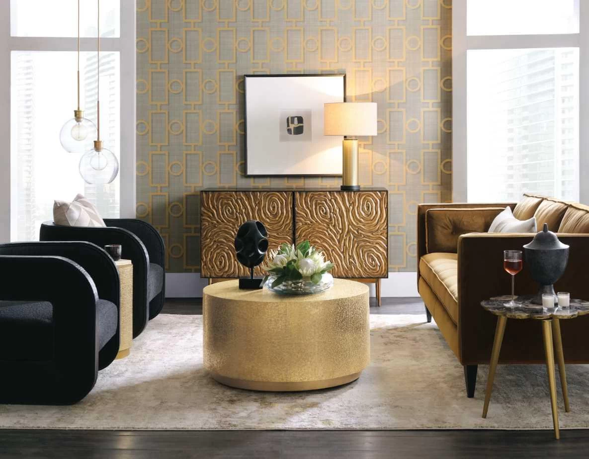 Hooker® Furniture Melange Gold Audra Cocktail Table 4 Hooker® Furniture Melange Gold Audra Cocktail Table - Image 4