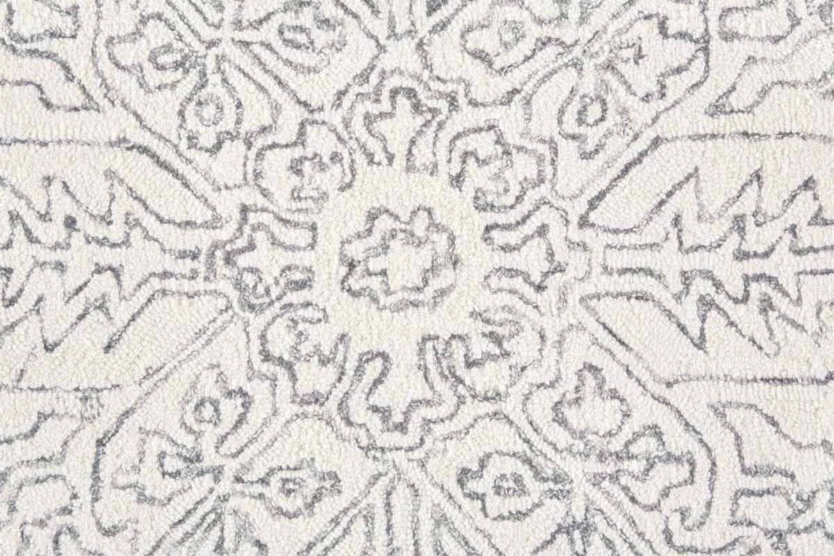 Feizy Belfort Ivory/Charcoal 8' X 10' Area Rug 11 Feizy Belfort Ivory/Charcoal 8' X 10' Area Rug - Image 11