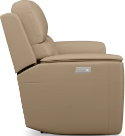 Flexsteel® Henry Beige Power Reclining Loveseat With Power Headrests And Lumbar -Furniture comprehensive store f1d85e48 1985 436c 919d fefa43687cd8