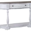 Liberty Magnolia Manor Antique White/Weathered Bark Console Table