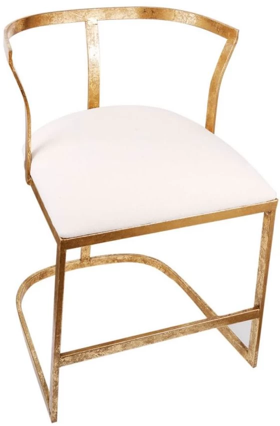 A & B Home Cavendish Gold/White Accent Chair 1 A & B Home Cavendish Gold/White Accent Chair