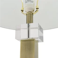 A & B Home Clear/Gold Table Lamp -Furniture comprehensive store f3c30f8d 3cf0 4047 8720 91b5ad1616df