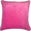 Laura Park Designs Hot Pink Velvet 22" X 22" Toss Pillow