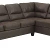 Signature Design By Ashley® Navi 2-Piece Chestnut Left-Arm Facing Sectional With Chaise