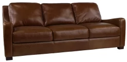 Soft Line 7740 Splendor Chestnut All Leather Sofa