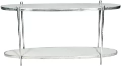 Alder & Tweed Furniture Company Theo Antique Nickel Console Table