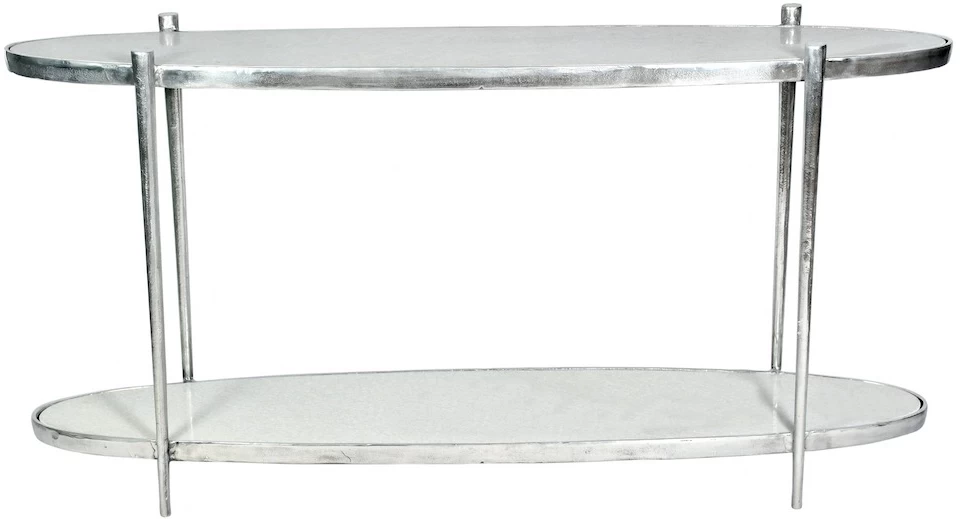 Alder & Tweed Furniture Company Theo Antique Nickel Console Table 1 Alder & Tweed Furniture Company Theo Antique Nickel Console Table