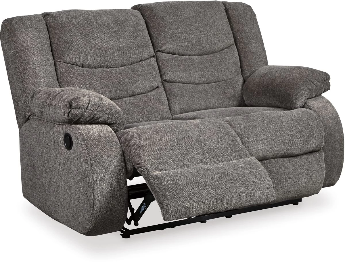 Signature Design By Ashley® Tulen Gray Reclining Loveseat 1 Signature Design By Ashley® Tulen Gray Reclining Loveseat