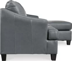 Signature Design By Ashley® Genoa Steel Sofa Chaise -Furniture comprehensive store f6787495 02b1 44a2 981d 21f3248b08b6