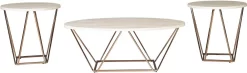Signature Design By Ashley® Tarica 3-Piece Two-Tone Occasional Table Set