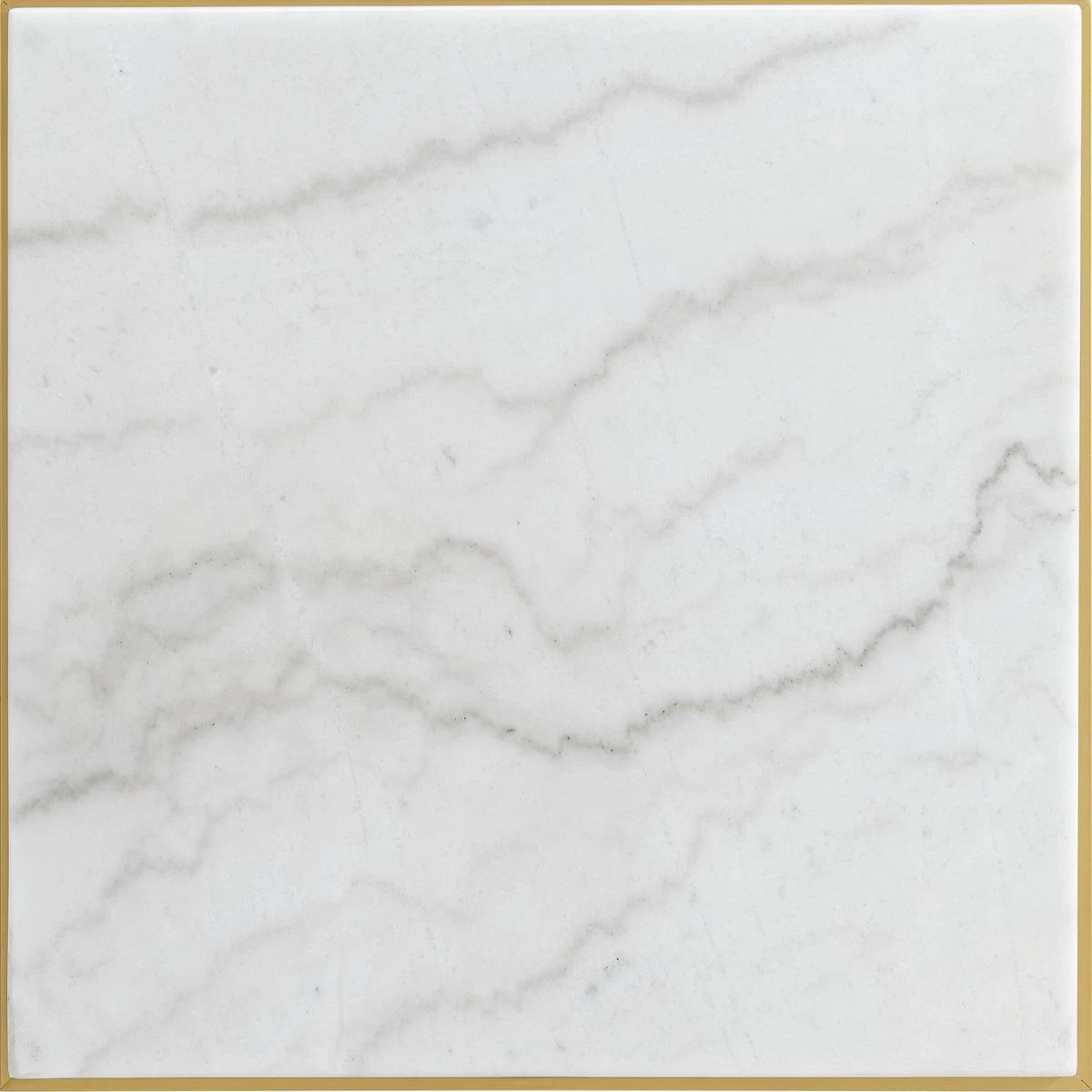 Elements International Riko Marble/Gold End Table 4 Elements International Riko Marble/Gold End Table - Image 4