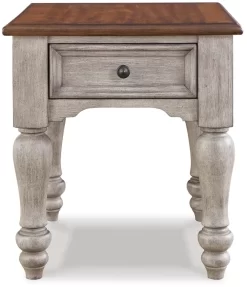Signature Design By Ashley® Lodenbay Antique Gray/Brown End Table -Furniture comprehensive store f76d58f3 4710 429e ae2f d3394f15282b