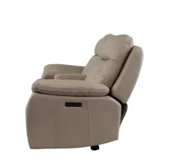 Man Wah Ivory Leather Power Zero Gravity Reclining Console Loveseat 18 Man Wah Ivory Leather Power Zero Gravity Reclining Console Loveseat -Furniture comprehensive store f7a48d3c e7e2 4ca9 8021 fa9ee5813c03