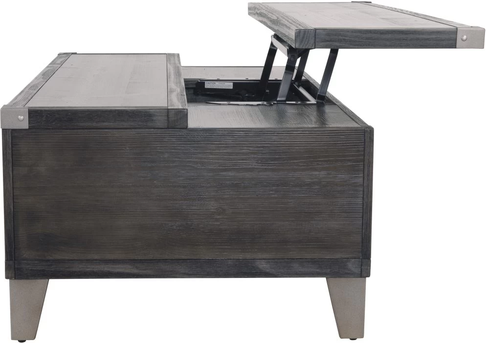 Signature Design By Ashley® Todoe Dark Gray Lift Top Coffee Table 11 Signature Design By Ashley® Todoe Dark Gray Lift Top Coffee Table - Image 11